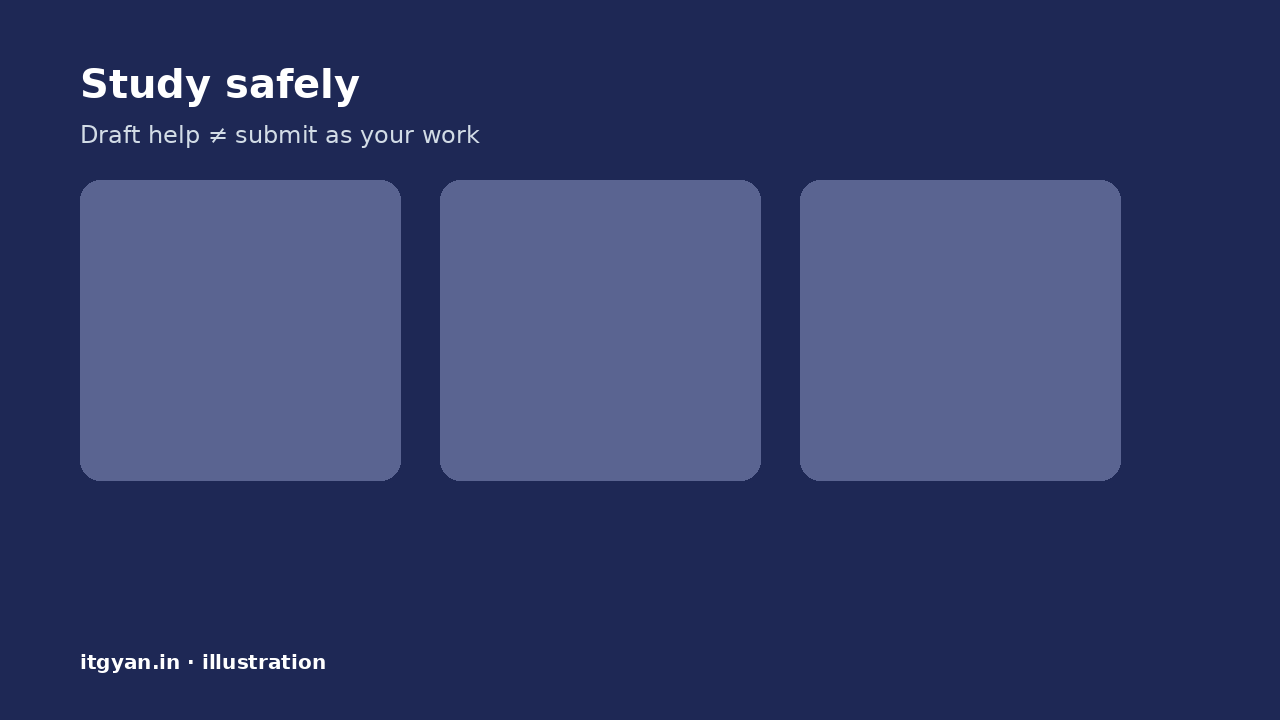 Student safe study workflow with ChatGPT and Gemini free versus paid